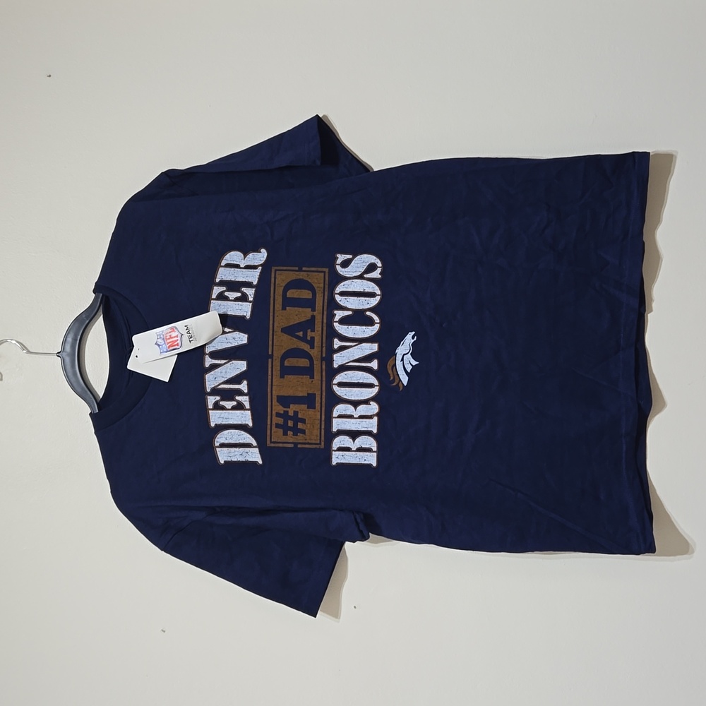 NFL Denver Broncos #1 Dad Short Sleeve Tee